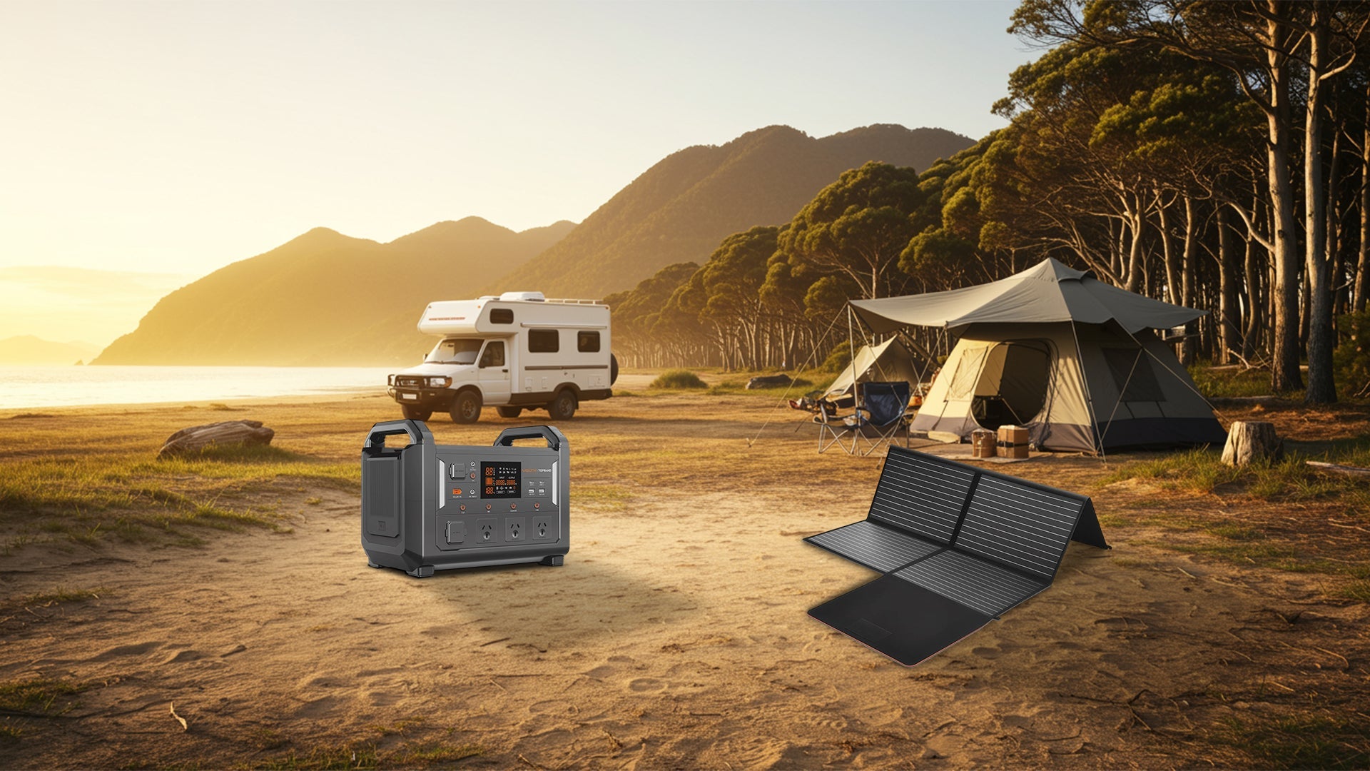 Ideal Camping Power Setup: Power Station + Solar Panel Combo
