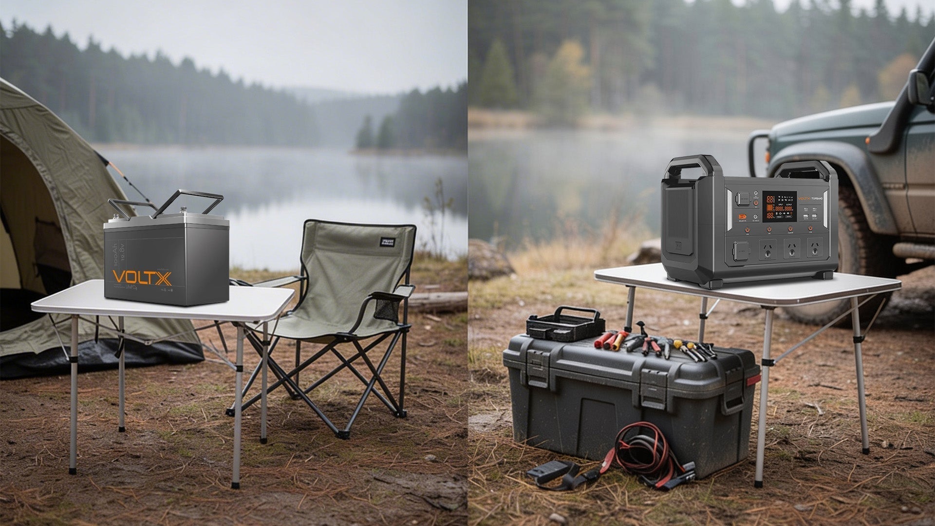 Portable Power Station vs Lithium Battery for Camping