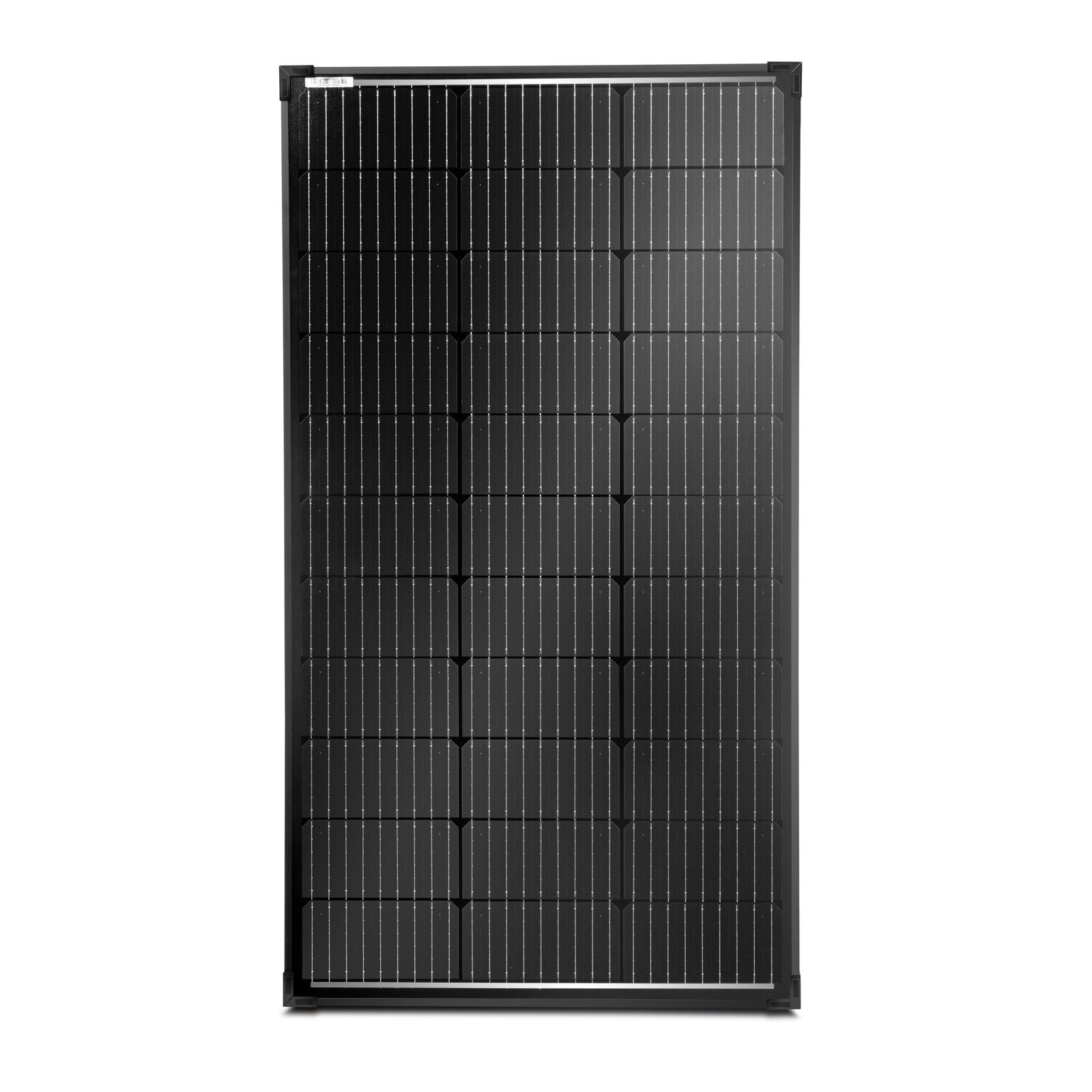 VoltX 12V 100W Fixed Solar Panel Black Frame